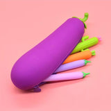 You can also use the eggplant pouch to hold pens =)