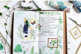 Forest Language Wide Washi Tape