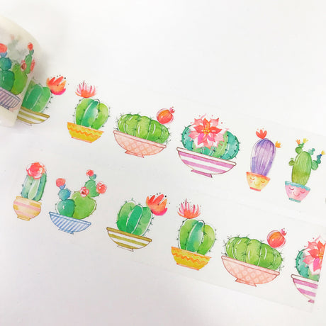 Cactus Garden Washi Tape cacti washi tape