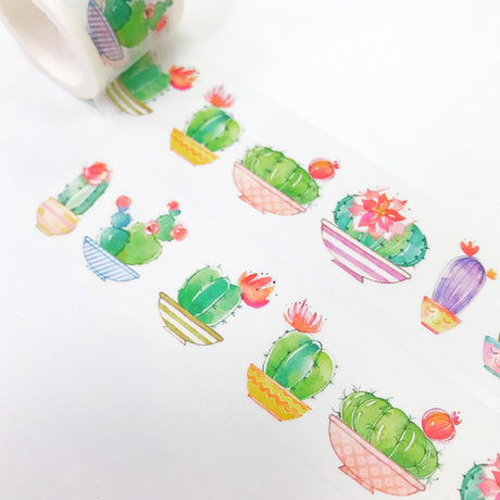 Cactus Garden Washi Tape cacti washi tape