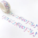 Dancing Music Notes Washi Tape