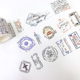 Passport Stamp Washi Tape