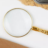 Vintage Style Gold Magnifying Glass