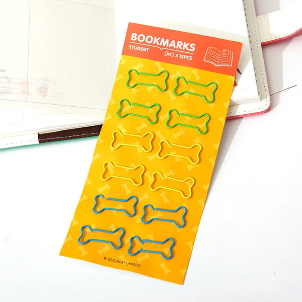 Dog Bone Paper Clips. Use to embellish crafts or as a functional supply. Use as an accent on paper edges, attach vellum overlays by clipping at corners or simply use as a paper clip.