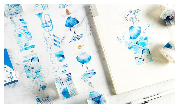 Cinta washi con la frase "Happy Dance" 