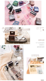 Grey Shadow PET Clear Tape