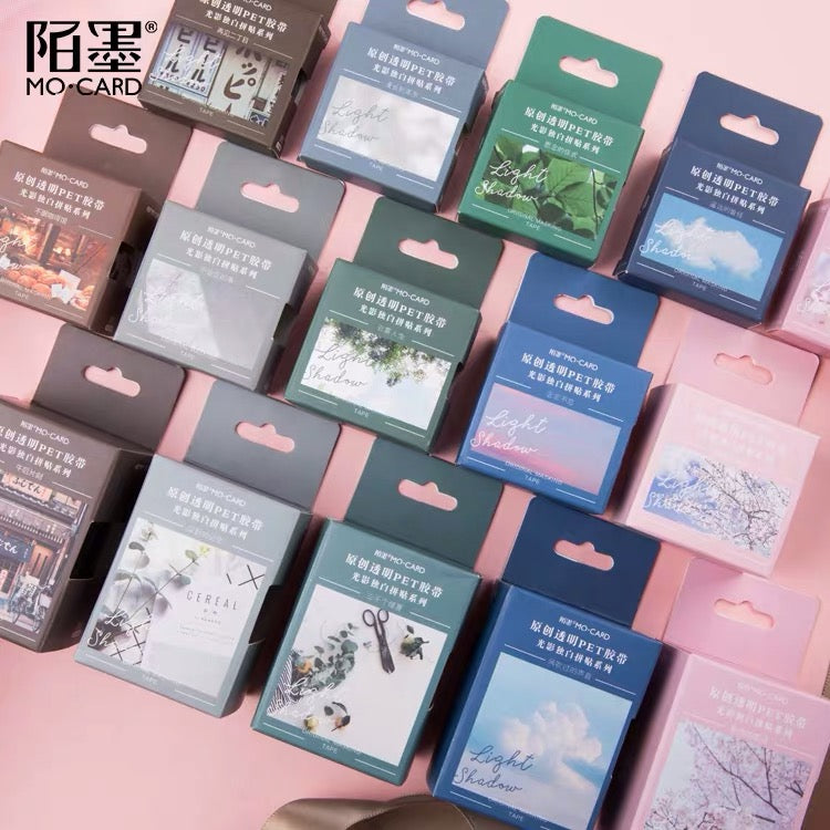 Grey Shadow PET Clear Tape