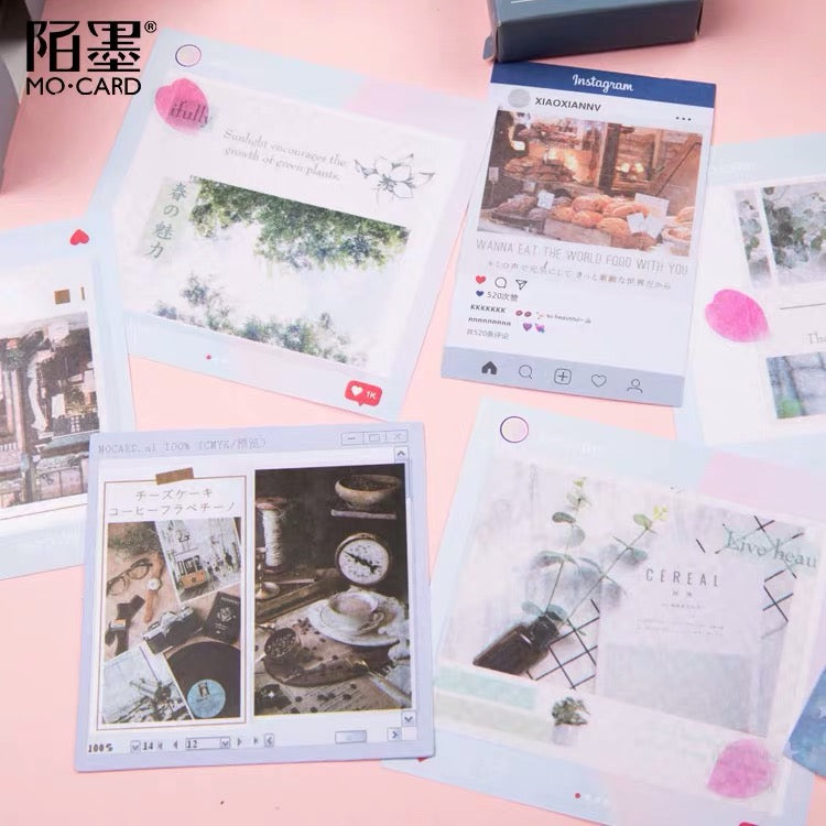 Grey Shadow PET Clear Tape