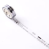 Grey Shadow PET Clear Tape