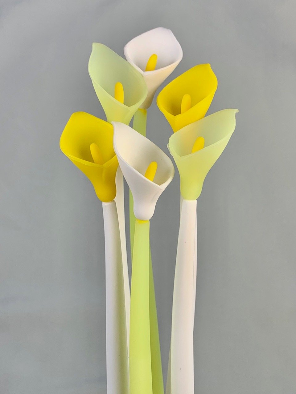 Bolígrafo de gel con forma de flor de lirio, tinta negra