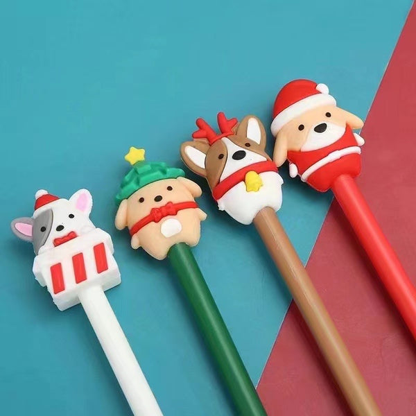 Christmas Dogs Gel Pen
