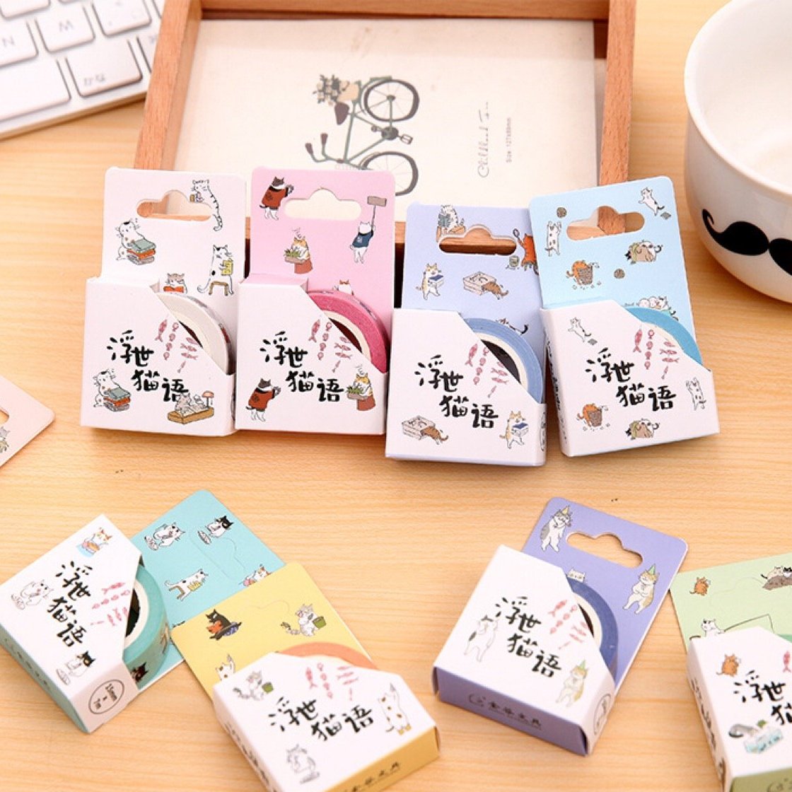Cat Life Washi Tape