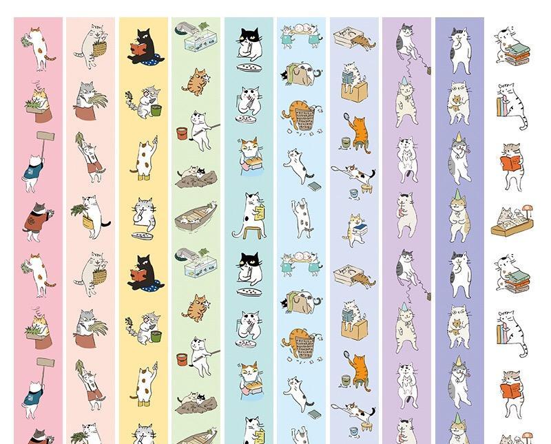 Cat Life Washi Tape