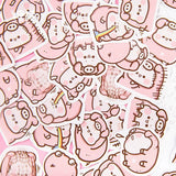 Pig Flake Sticker Mini Box (45 pieces)