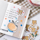 Chubby Shiba Flake Sticker Mini Box (45 pieces)
