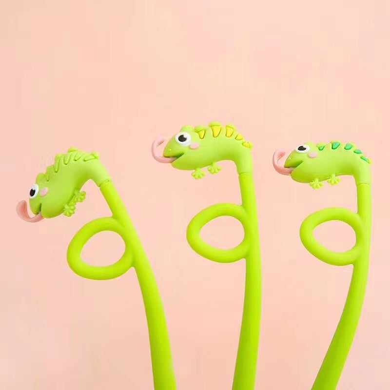 These cute Chameleon gel pens are perfect for planning, for work, home, desk or for school. They will be a beautiful addition to your pen collection!