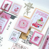 Strawberry Stamp Washi Flake Sticker