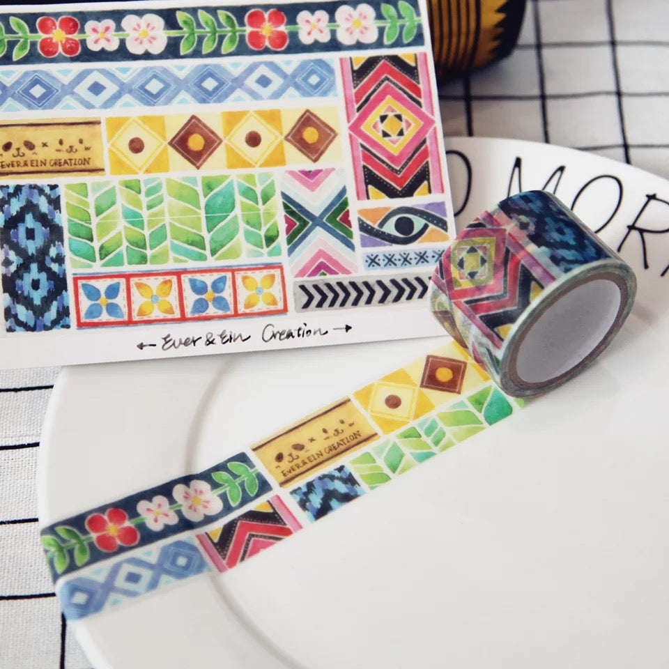 Mosaic Tiles Washi Tape Ever&Ein