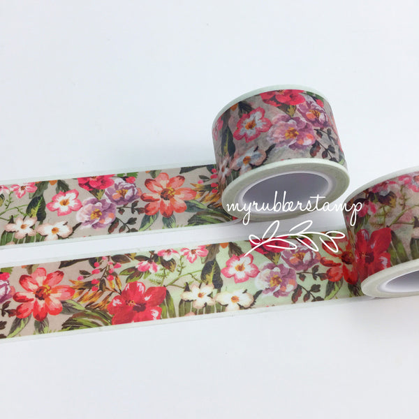 Tropical Floral Washi Tape