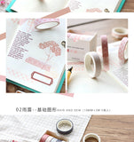 Cherry Blossom Pattern Washi Tape Set