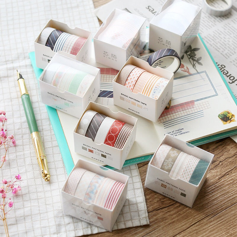 Juego de cintas washi con diseño de Dusk 