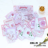 Rose Stamp Washi Flake Sticker