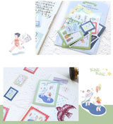 Childhood Stamp Washi Flake Sticker