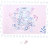 Spring Song Washi Flake Sticker (60 pieces)