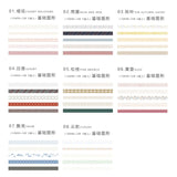 Snowing Pattern Washi Tape Set