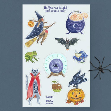 Ingrid Press Halloween Night Sticker Sheet 