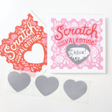 Valentine's Day Cards Hide a secret message in a scratch-off! Write your message, cover it with the scratch-off sticker provided, then scratch to reveal!