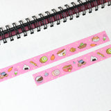 Japanese Foods Glitter Washi Tape