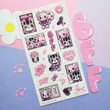 Kawaii Besties Sticker Sheet