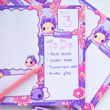 Cute Axolotl Planner Notepad