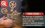 Vitascope DIY Laser-Cut 3D Wooden Puzzle Mechanical Windup