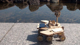 Vagabond Rover, Solar Powered DIY 3D Laser-Cut Wooden Puzzle. Moves by itself by Solar Power. Educational STEM Project.
