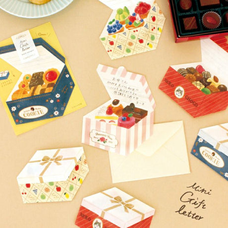 Juego de cartas con caja de regalo Tart: papeles y sobres para escribir