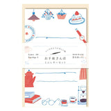 Furukawashiko Coffee Time Letter Set Writing Papers & Envelopes, made in Japan. 
