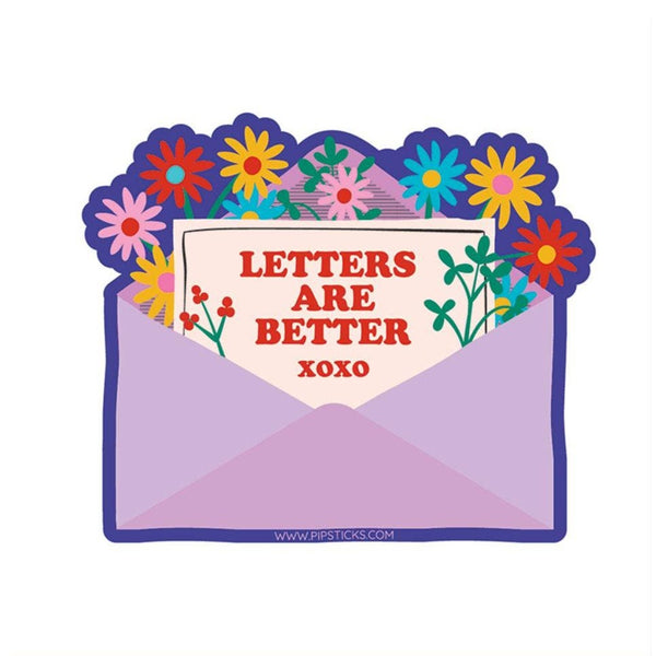Letters Are Better Vinyl Sticker