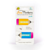 Pencil Linemarkers Set of 2 Magnetic Bookmarks Page Marker
