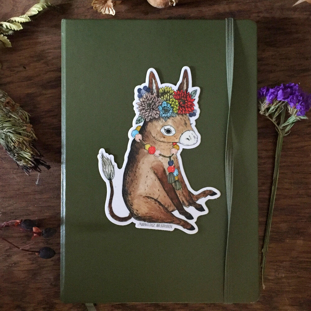Little Burro Vinyl Sticker