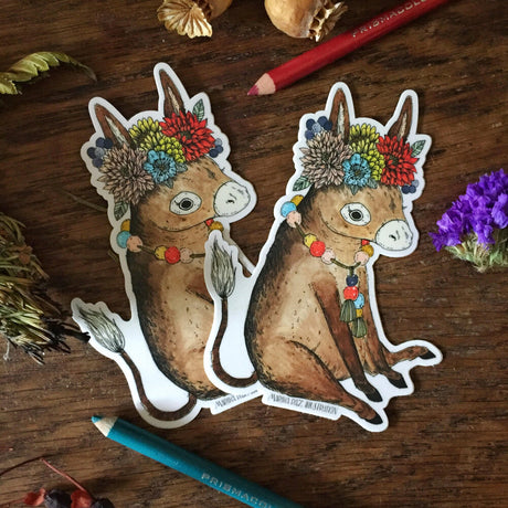 Little Burro Vinyl Sticker