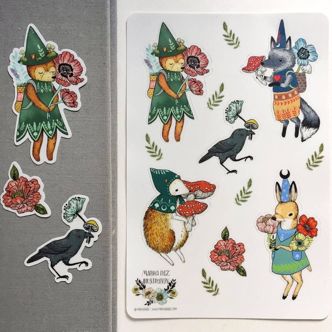 Little Mage Sticker Sheet