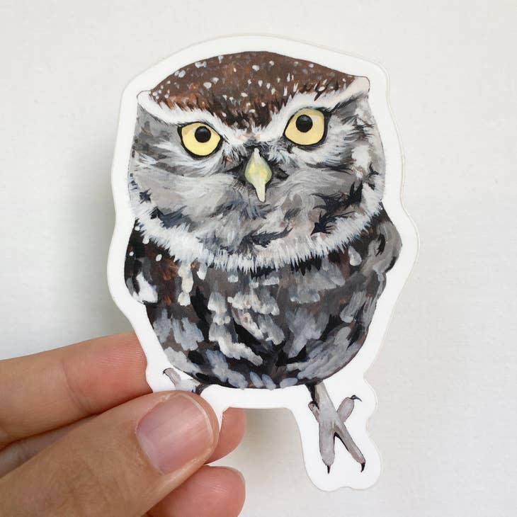 Pegatina de búho pequeño