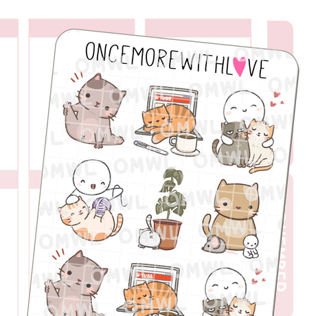 M1125 Adhesivo decorativo para una semana perfecta