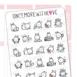 Bunny Activities Sampler Sticker