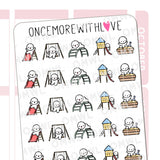 once more with love sticker Playground Sticker