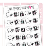 Pegatina para planificador de TikTok M1287