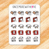 WHY?! LIFE!! One of Those Days Fed Up Munchkin Planner Stickers