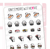 M259 Sushi and Sashimi Time! Planner Sticker